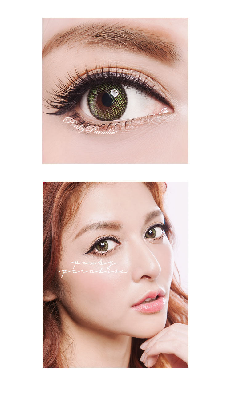 GBT Green Circle Lenses Closeup