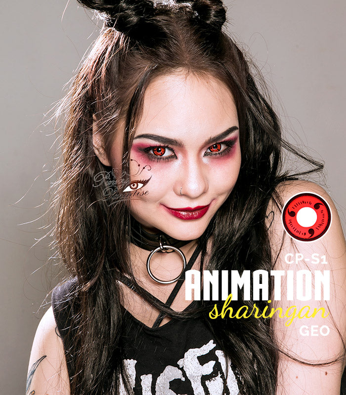 geo animation cp s1 sharingan level 3 cosplay contact Lenses