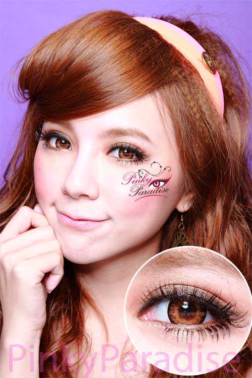 Geo Starmish Brown Circle Lenses (Colored Contacts)