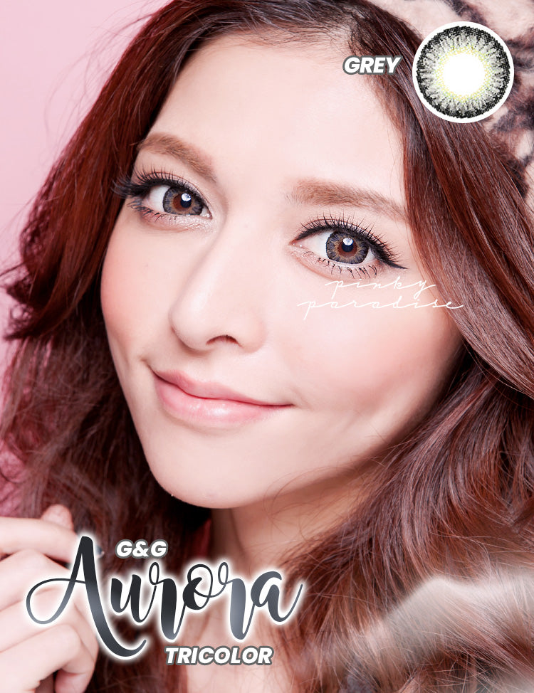 G&G Aurora Grey Circle Lenses (Colored Contacts)