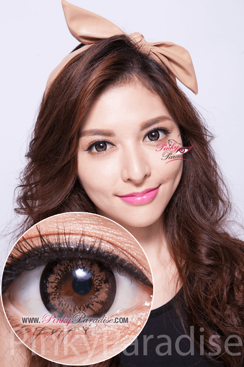 G&G King Size Circle Brown Circle Lenses (Colored Contacts)