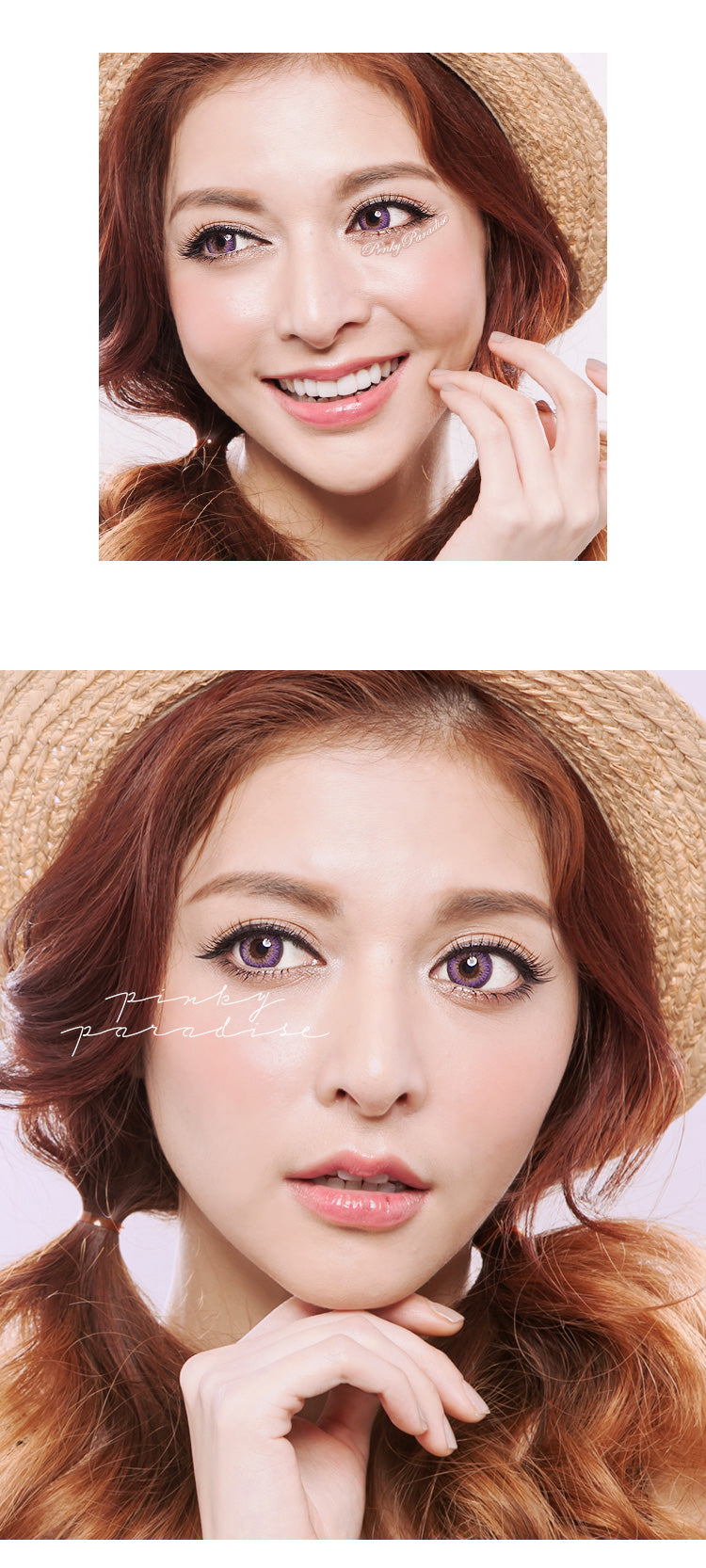 G&G Shinny Violet Circle Lenses 2