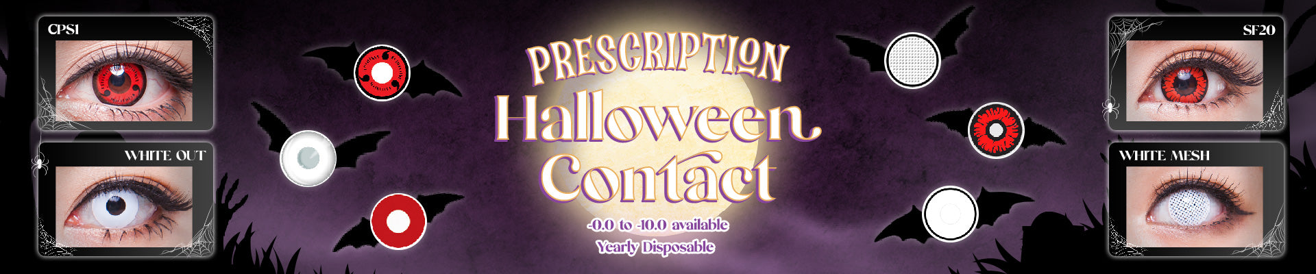 Prescription Halloween Contacts
