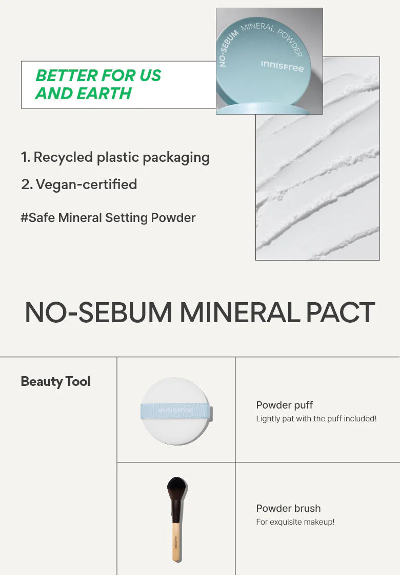 Innisfree No Sebum Mineral Pact