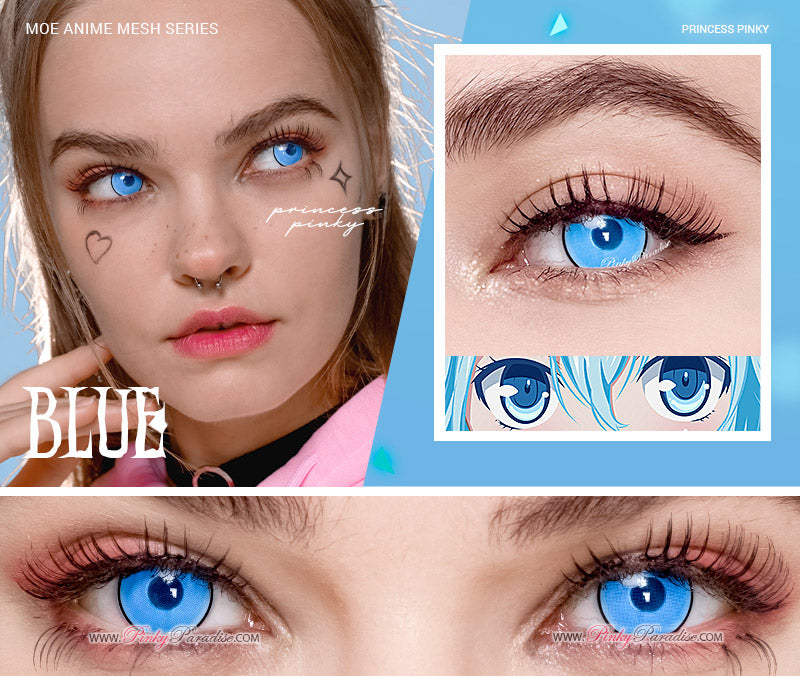 the best bright blue colored contacts for anime cosplay