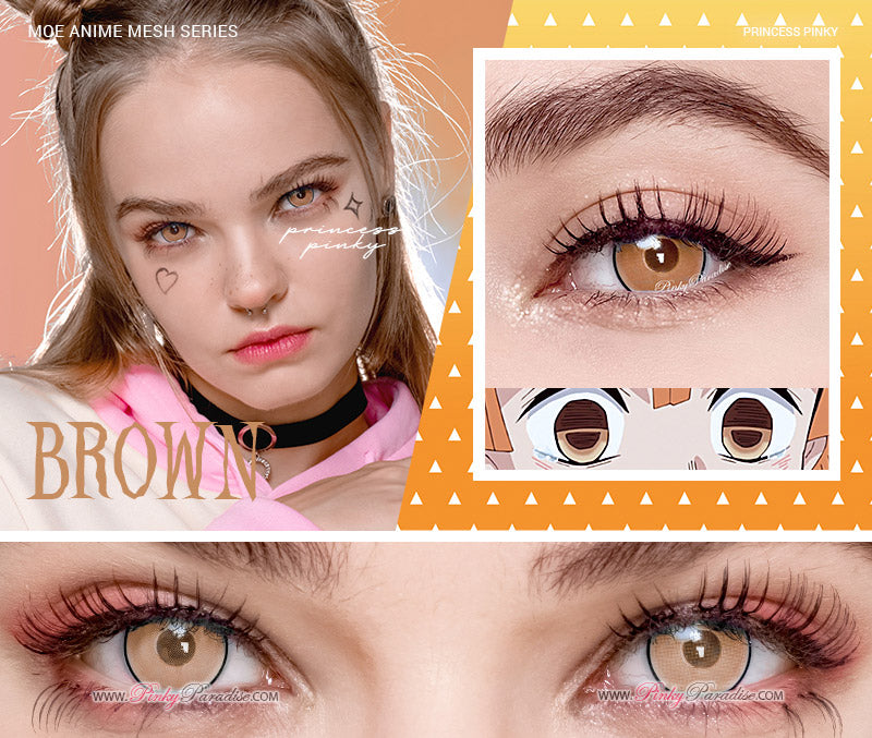 the best bright brown colored contacts for anime cosplay