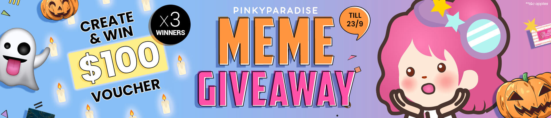 PinkyParadise Meme Giveaway