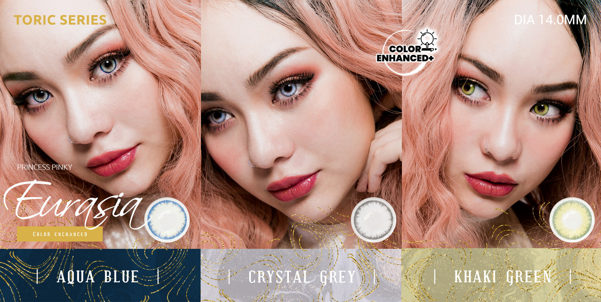 The brightest cosplay colored contact lenses made for astigmatism