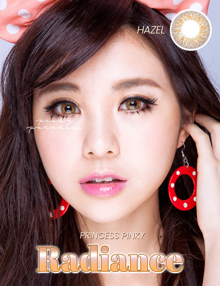 Princess Pinky Radiance Hazel Circle Lenses (Colored Contacts)