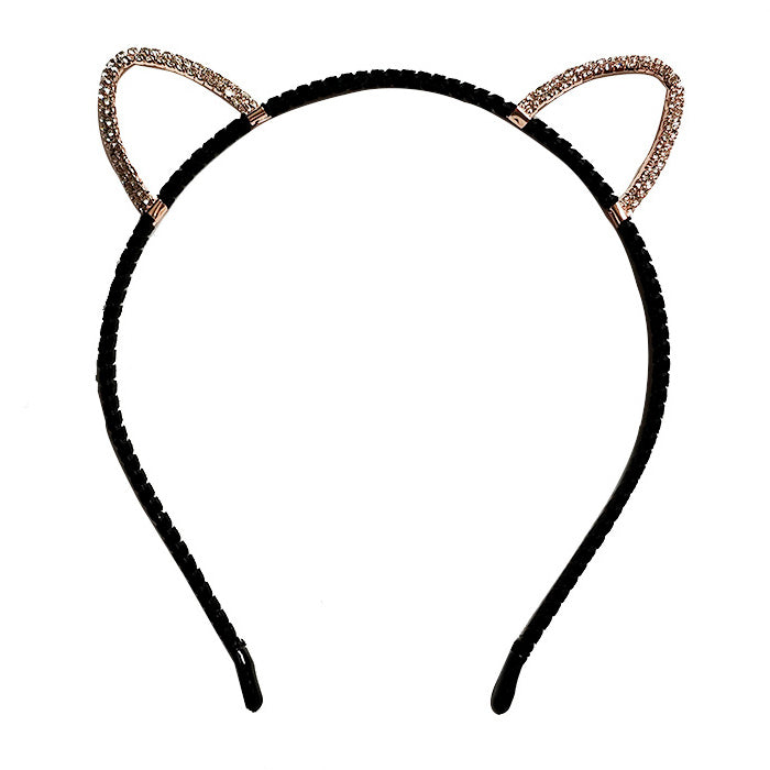 Rhinestone Cat Ears Headband 1