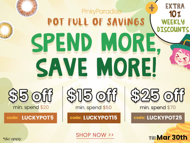 $25 off sale on St. Patrick's Day