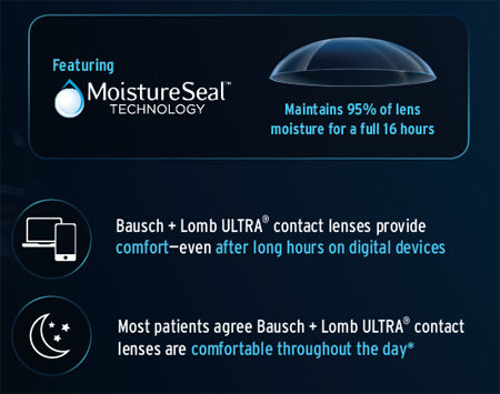 Bausch & Lomb ULTRA toric contact lenses for Astigmatism