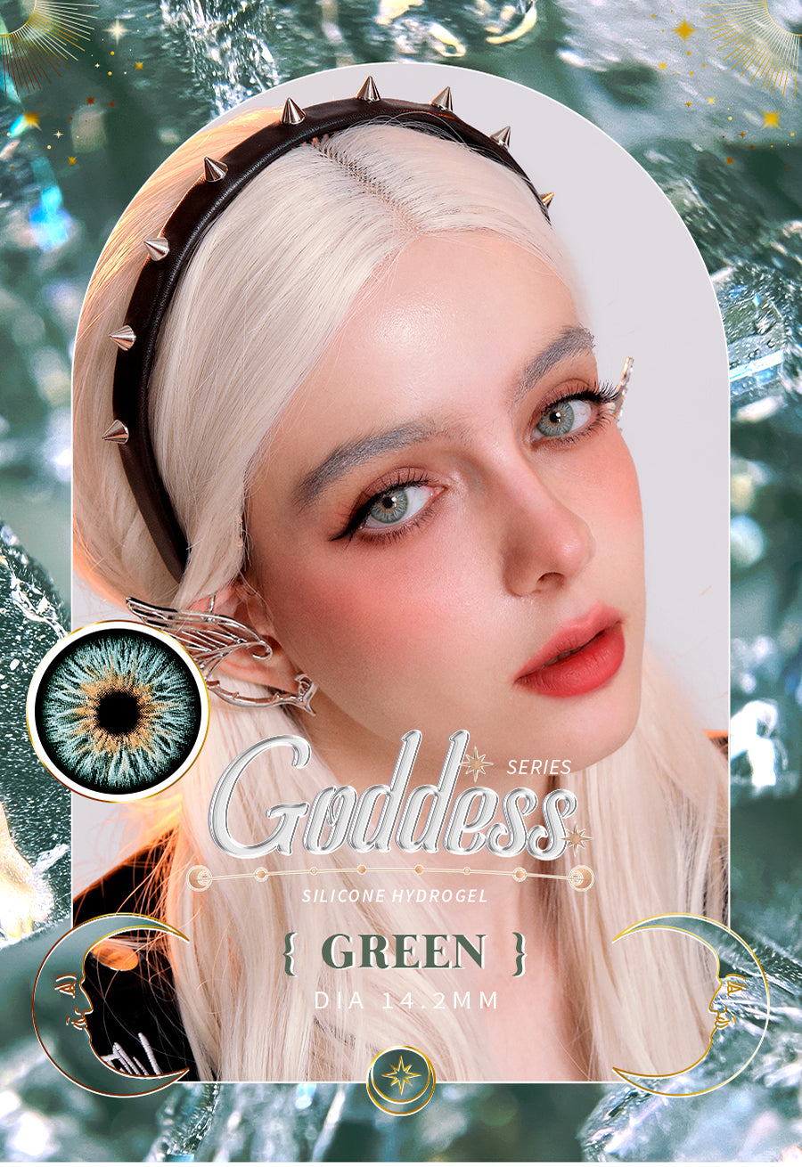 best natural green color contact lenses 