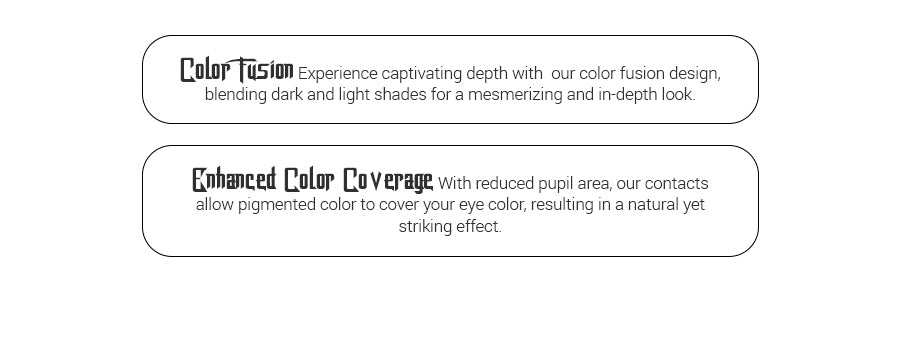 Color fusion purple galaxy colored contacts with enhanced color coverage