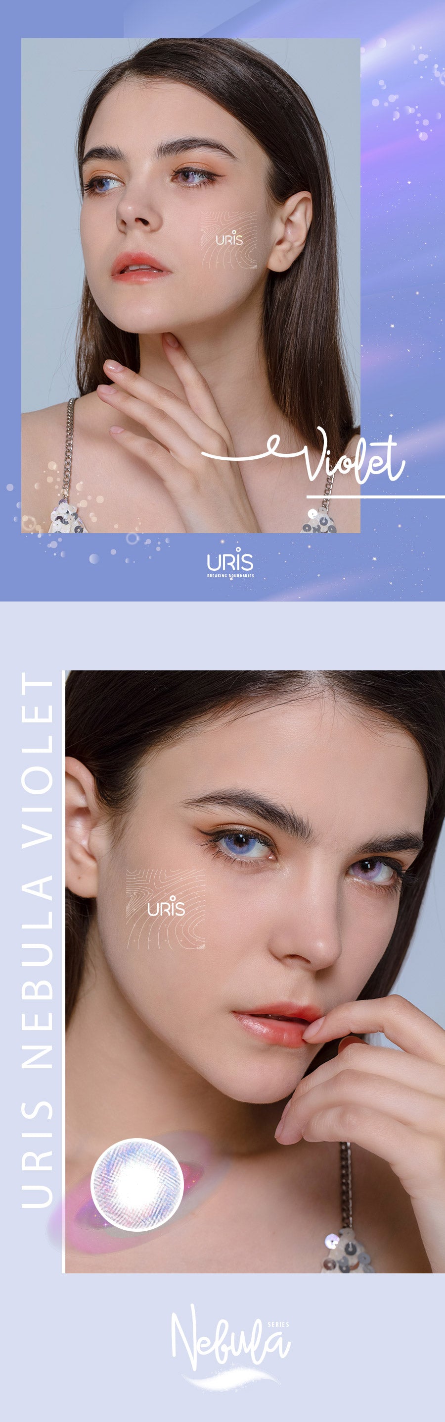 Colored Contacts Specification of Uris Nebula Series