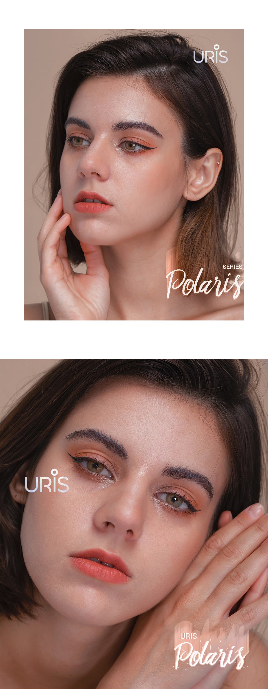 Uris Polaris Brown colored contacts