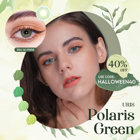 Most natural green colored contacts that blend seamlessly on dark eyes