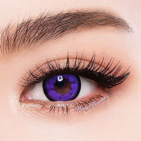 Vassen Cloud Nine Violet Circle Lenses (Colored Contacts) close up