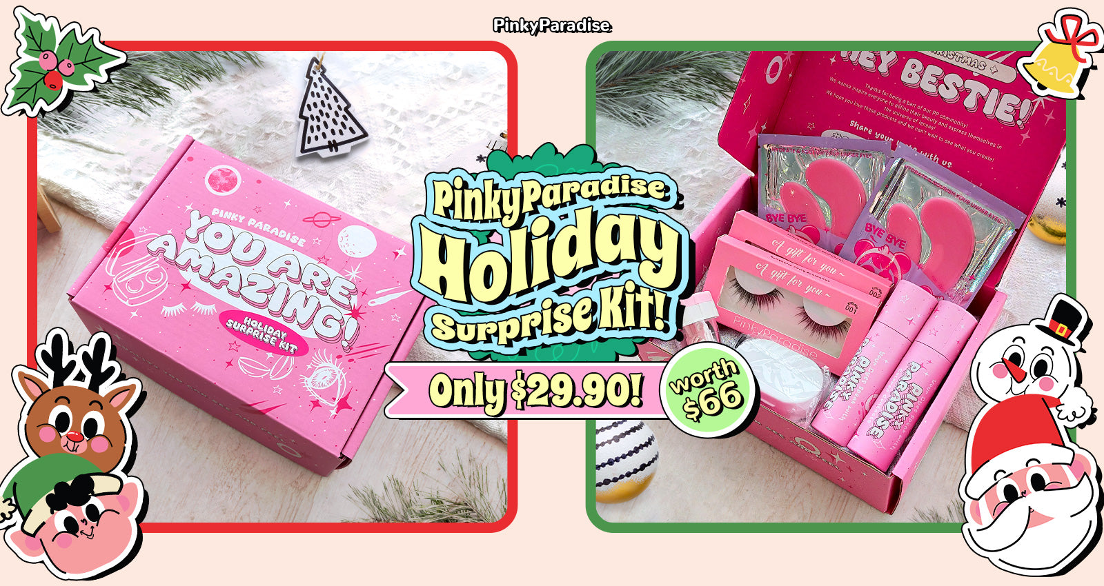 PinkyParadise Holiday Surprise Kit!