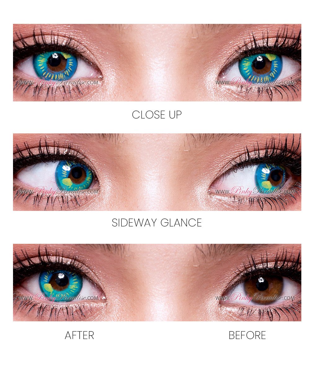 Wholesale Anime brown cosplay colored contacts