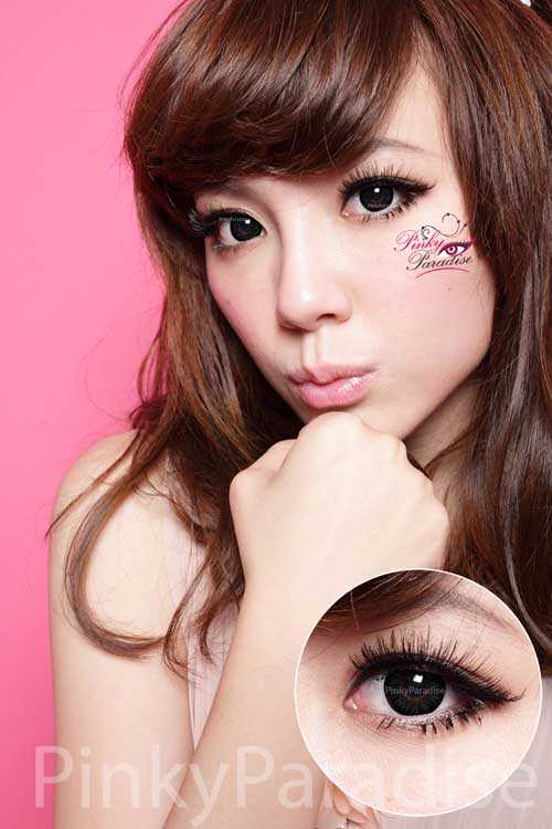 G&G Big Size Circle Black Circle Lenses (Colored Contacts)