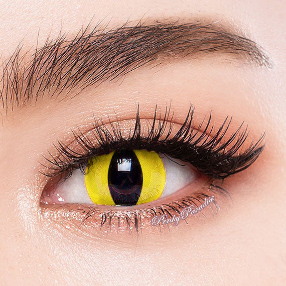 Yellow Cat Eye Contact Lenses - Order Yellow Cat Eye Contacts Online