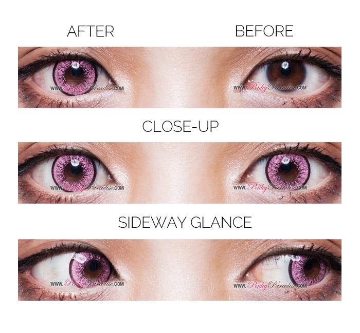 EOS New Adult Pink Circle Lenses (Colored Contacts)