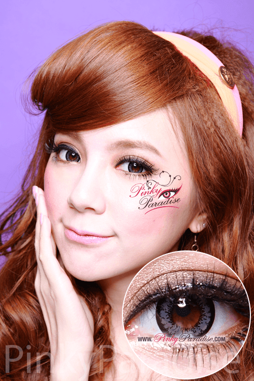 Geo Angel Grey Circle Lenses (Colored Contacts)