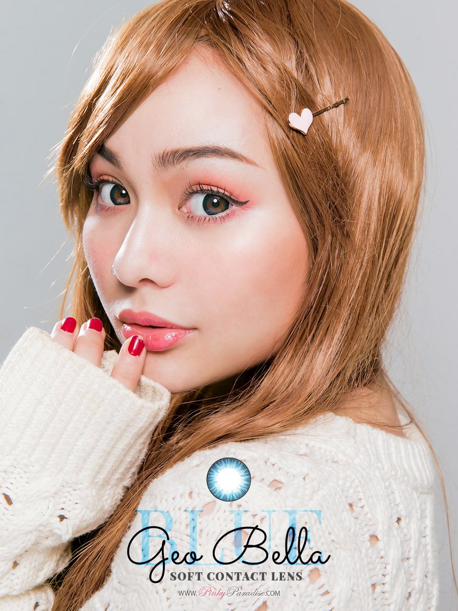 Geo 
Bella Blue Circle Lenses (Colored Contacts)