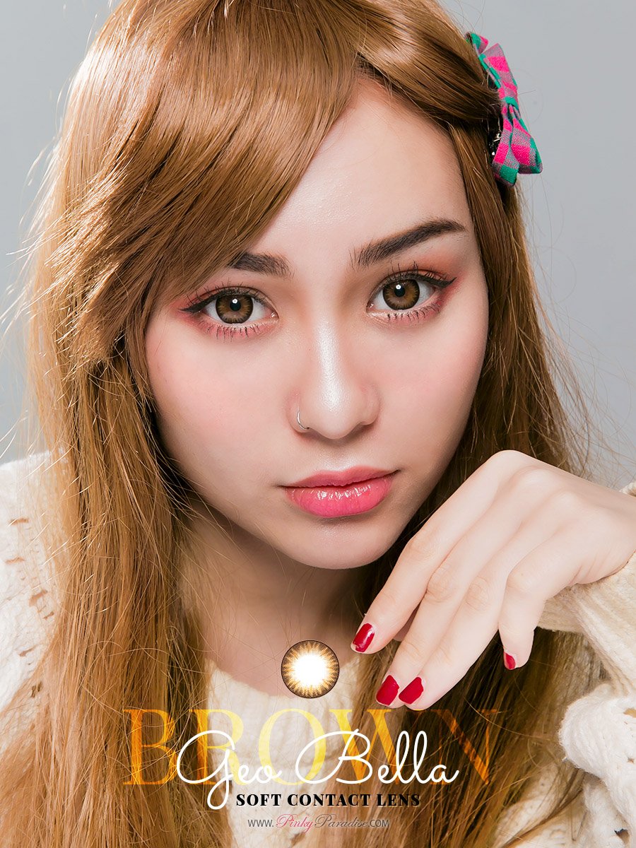 Geo Bella Brown Circle Lenses (Colored Contacts)