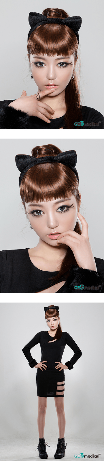 Geo HoliCat Sexy Cat Grey Circle Lenses (Colored Contacts)