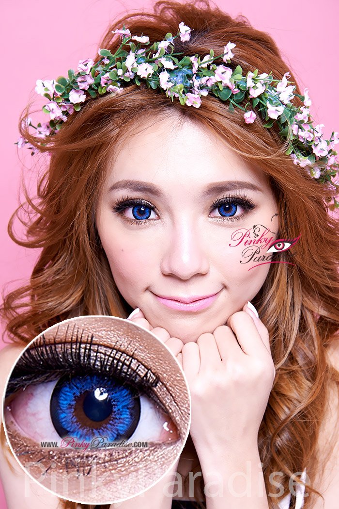 G&G Blossom Blue Circle Lenses (Colored Contacts)