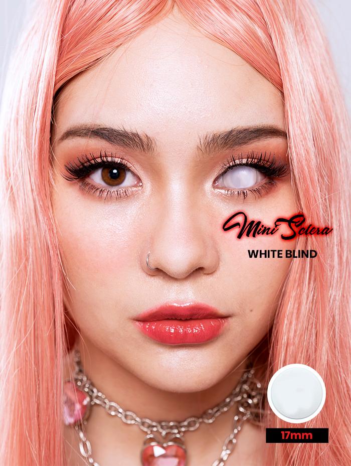 Princess Pinky White Blind Mini Sclera