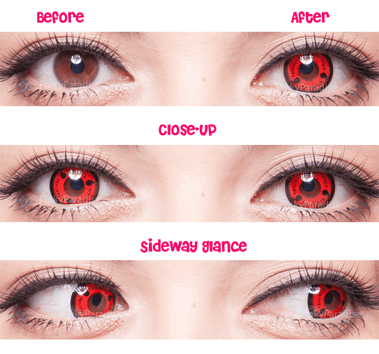 Uchiha Shisui Sharingan Contacts - Colored Contact Lenses