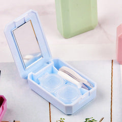 contact lens travel case with tweezer and inserter