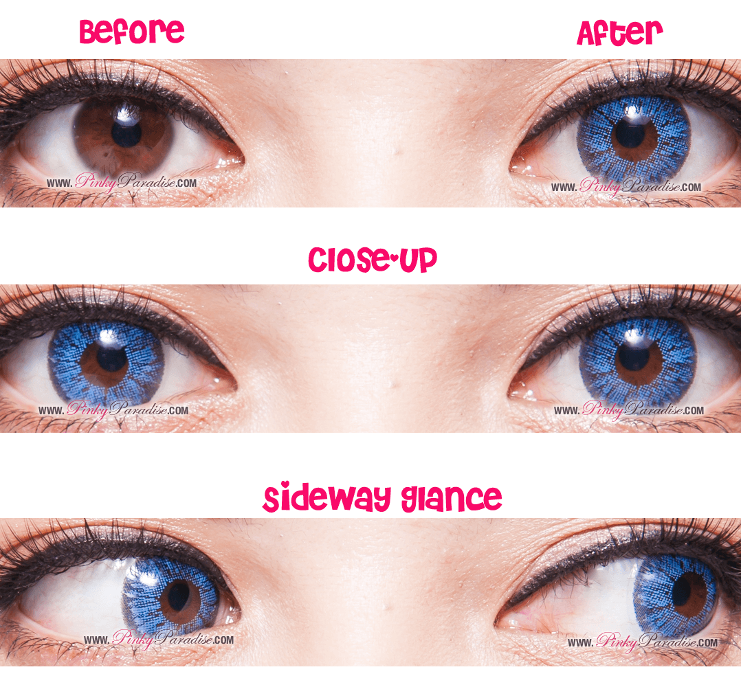 Super Blue - Colored Contacts & Blue Lenses | www.pinkyparadise.com