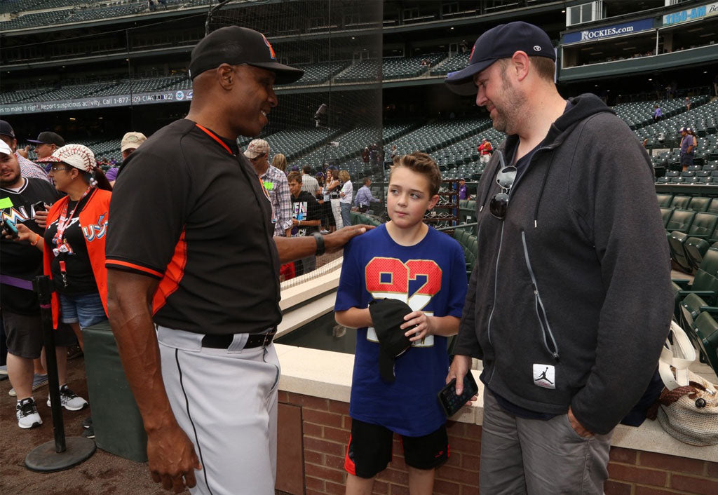 Pleasure To Meet Austin And His Family | Barry Bonds