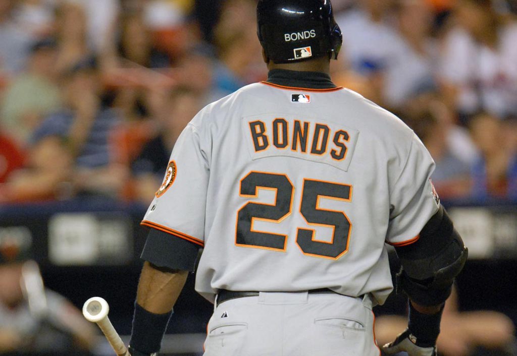 barry bonds baseball jersey