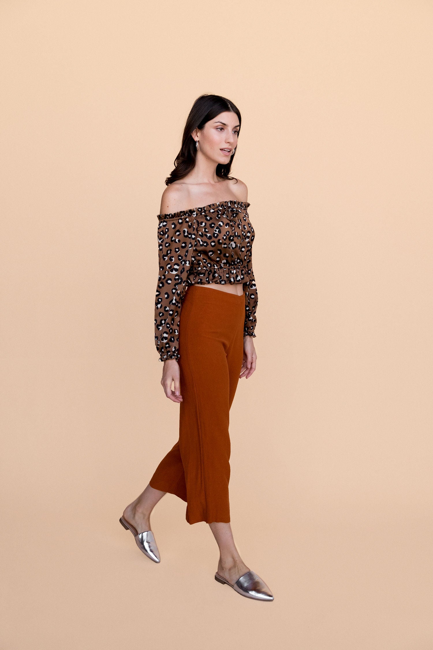 Onyx Blouse - Leopard