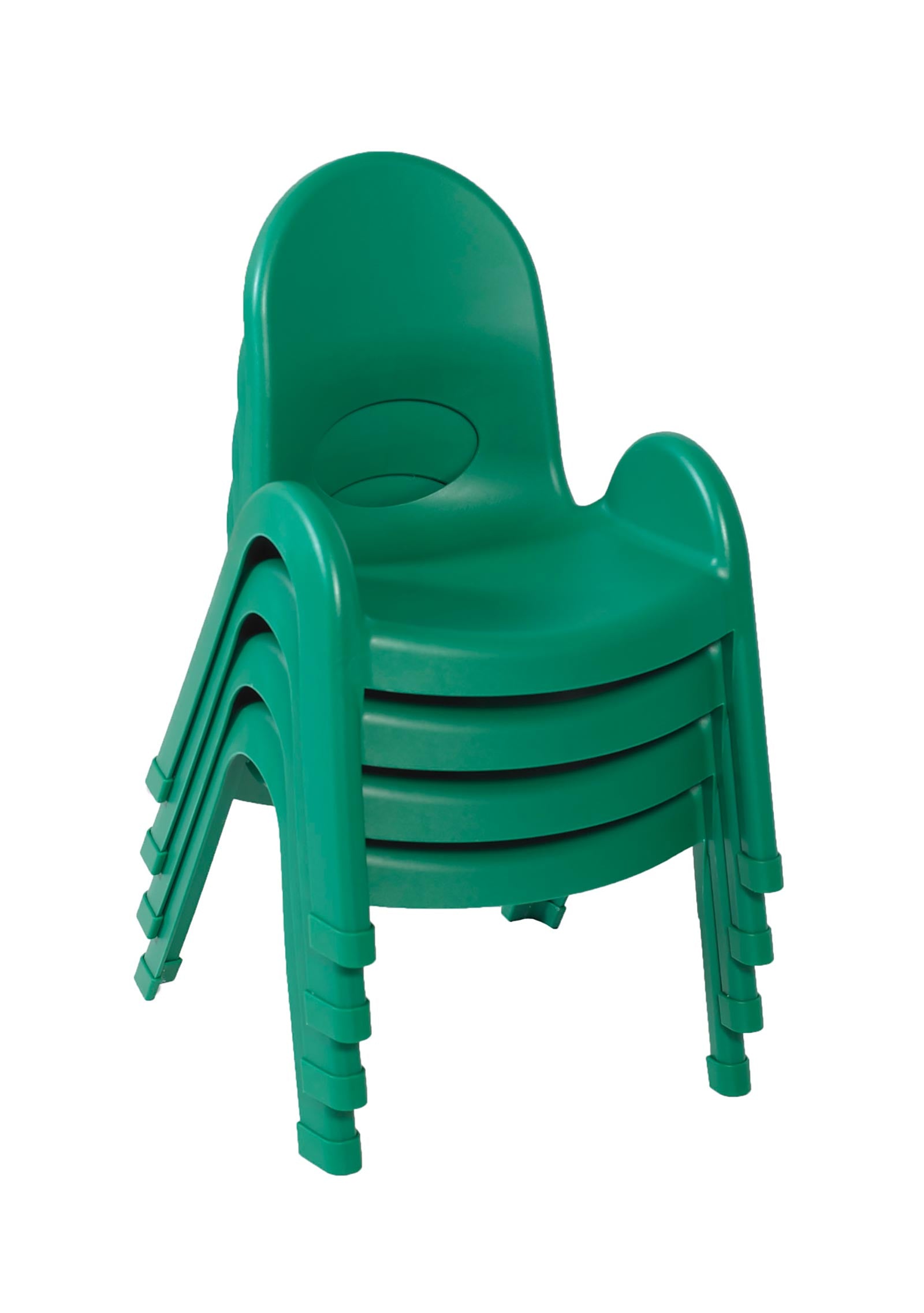 46143 Value Stack 9 Child Chair 4 Pack Shamrock Green