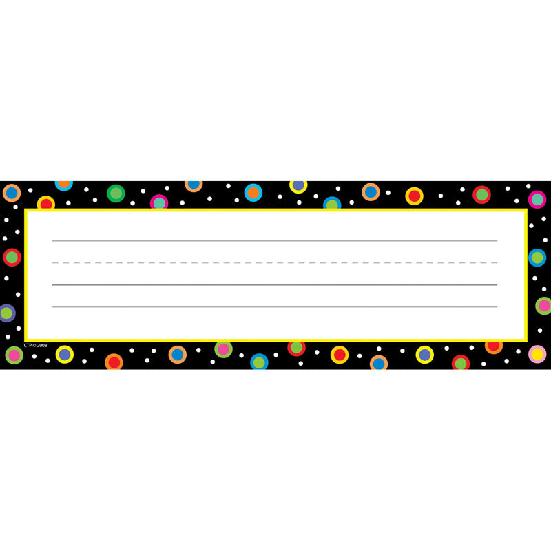 13646 dots on black name plates factory select