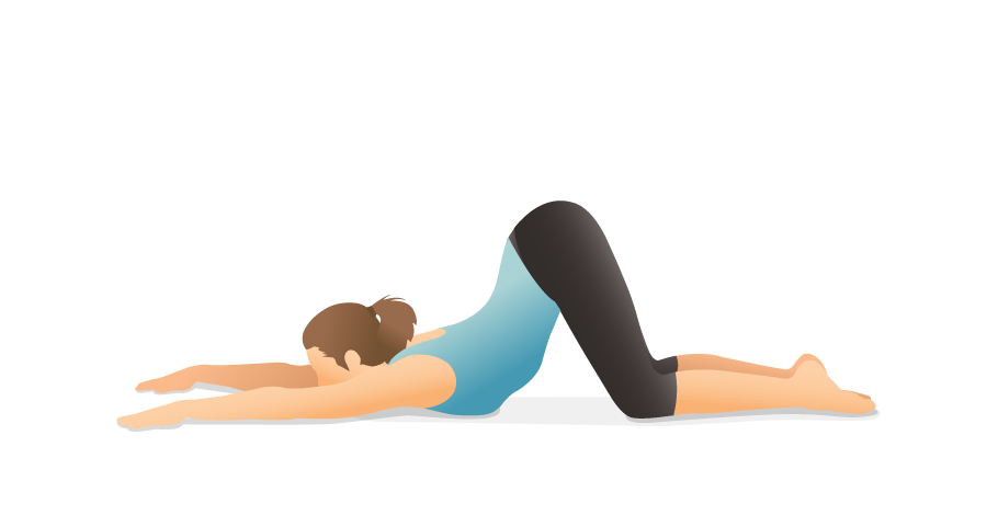 Yoga Chest Opening Poses Vector Illustration Monochrome Stock Illustration  - Download Image Now - iStock