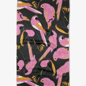 BUBBLEGUM BIRDS TEA TOWEL - SHOPGIRLS