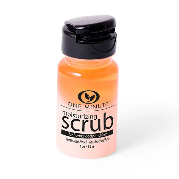 EXFOLIATING 3 OZ. SCRUB- KOMBUCHA PEACH