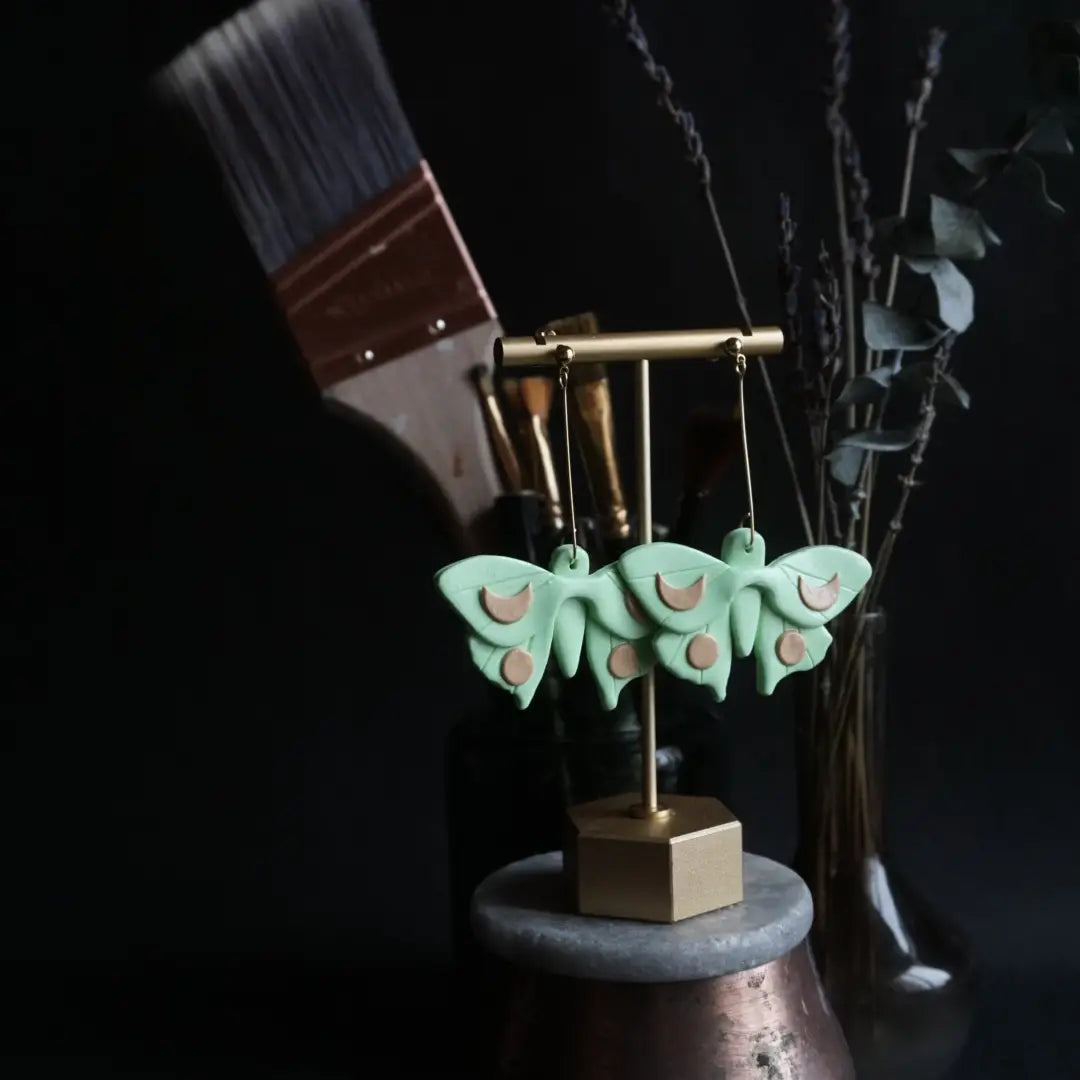 LUNA MOTH EARRINGS