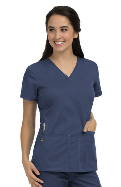 MC2 by Med Couture Everyday V-Neck Solid Scrub Top - 8497 – Mary Avenue ...