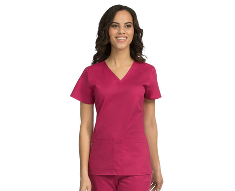 MC2 by Med Couture Everyday V-Neck Solid Scrub Top - 8497 – Mary Avenue ...