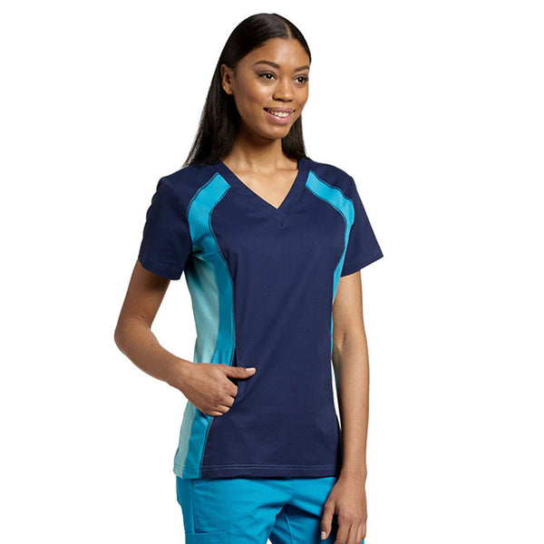 White Cross Allure Sport V-Neck Top - 715 – Mary Avenue Scrubs