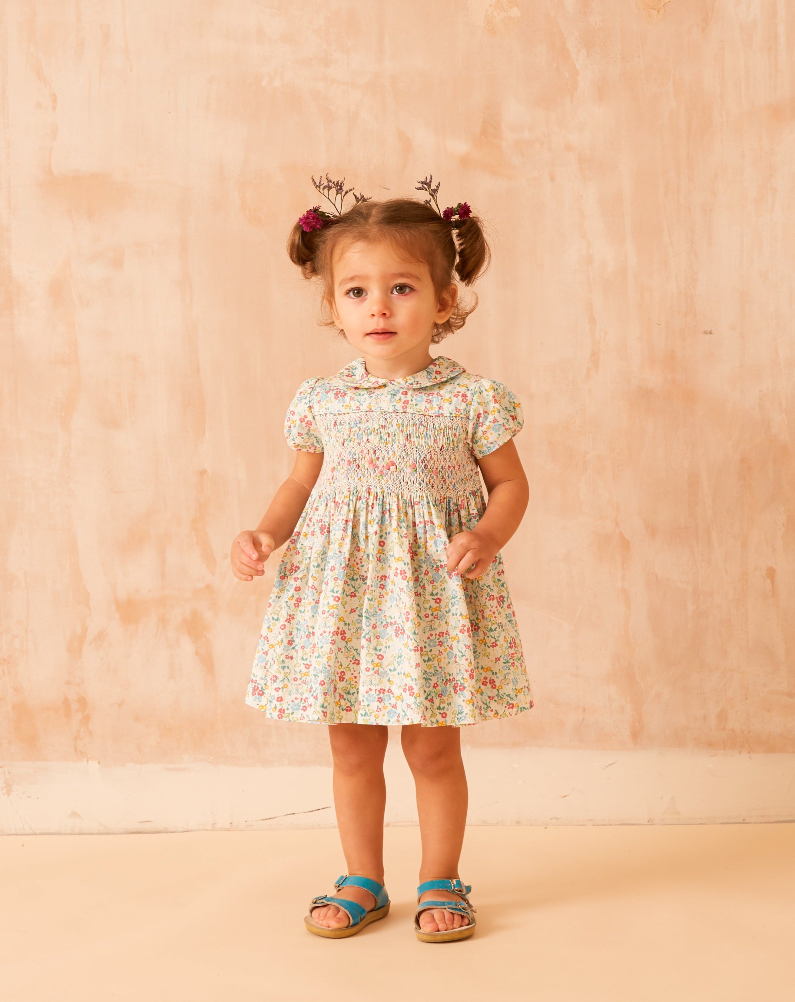 Smocked Baby Dress - Gia – Question Everything London