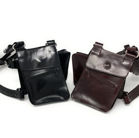 New Black and Mocha Utility Holster Harness Bags